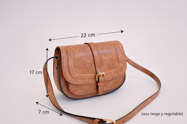 Bandolera hebilla Camel