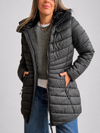 Campera puffer con capucha