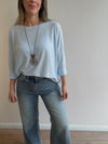 Tejido fino oversize con collar