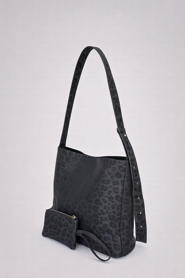 Bolso print negro