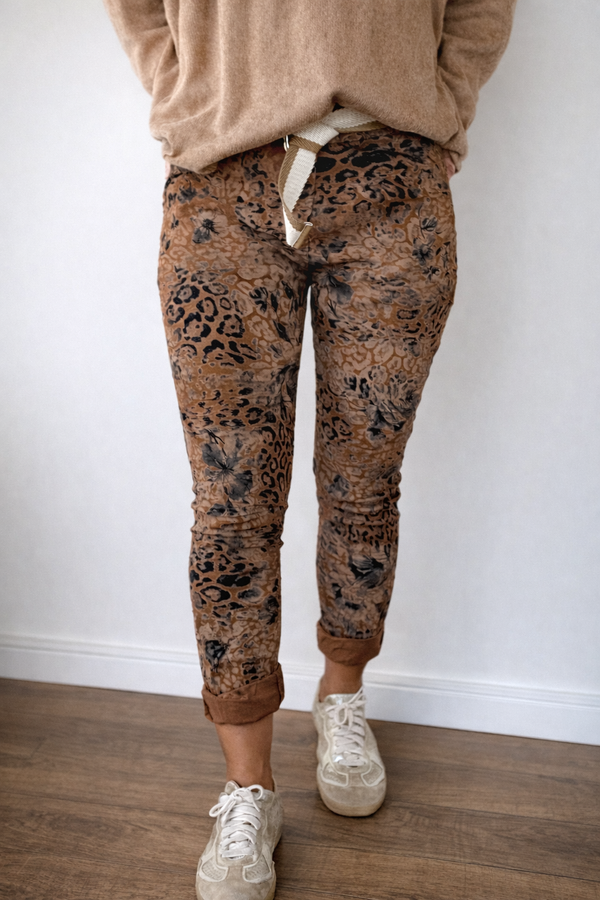 Pantalón animal print