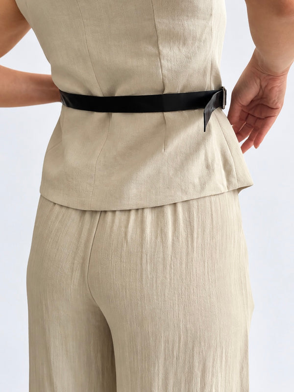 Conjunto chaleco y pantalón