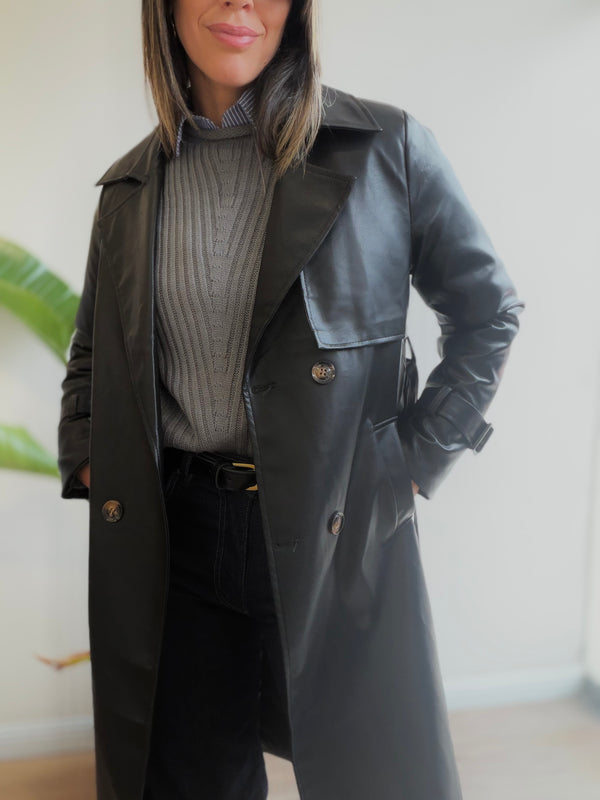 Trench ecocuero