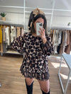 Vestido print corto