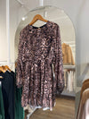 Vestido print corto