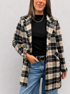 Chaqueta larga a cuadros