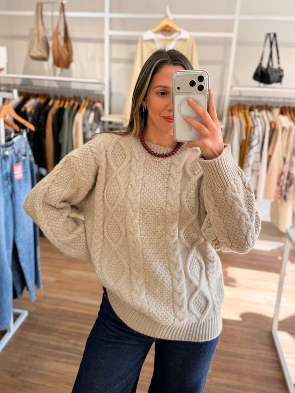 Sweater Trenzas