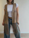 Chaleco Bohemio Crochet