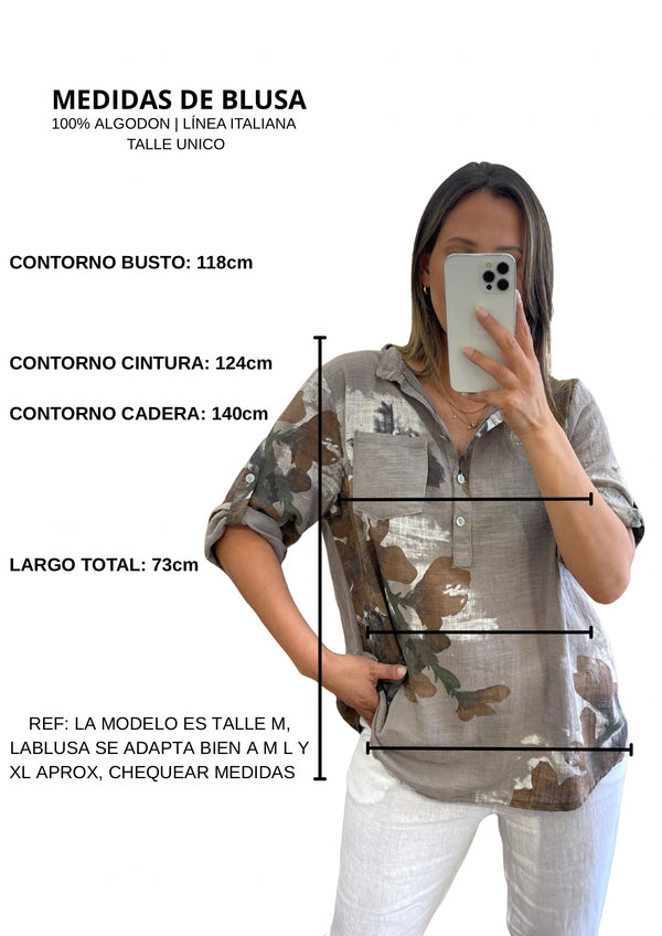 Blusa flower