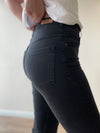 Crop jeans negro