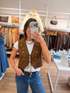 Chaleco Boho apliques