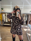 Vestido print corto