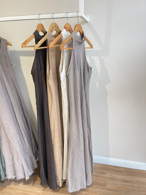 Vestido lino Mónaco