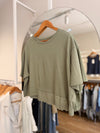 Remera Oversize con Puntilla