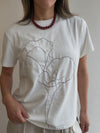 Remera Flor Lineal
