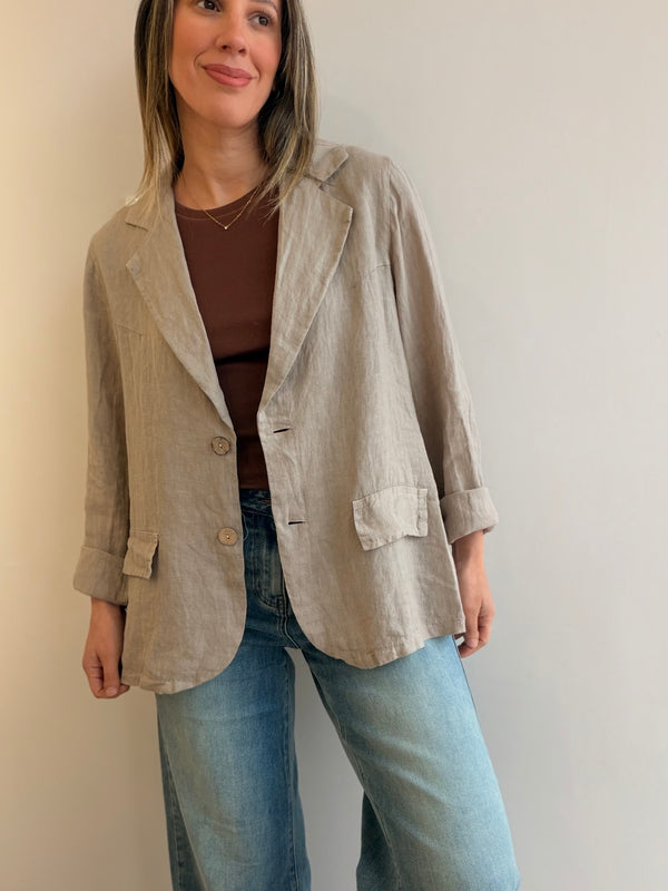 Blazer lino clásico