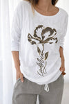 Remera estampa flor