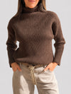 Polera Tejida Chocolate