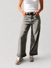 Jeans Palazzo pant con cinto
