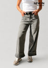 Jeans Palazzo pant con cinto