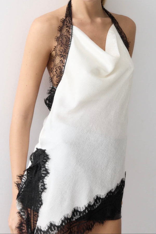 Blusa/Vestido Lencero Encaje