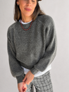 Sweater tejido clásico fit cintura