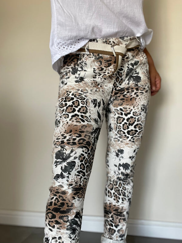 Pantalón animal print
