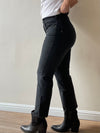 Crop jeans negro