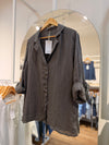 Camisa lino botonera