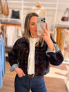 Campera corta combinada