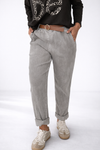 Pantalón Italiano Gamuzado con Cinto