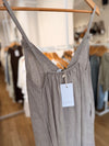 Vestido Lino Flecos