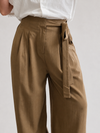 Pantalón palazzo con lazo