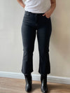 Crop jeans negro