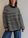 Sweater a rayas largo