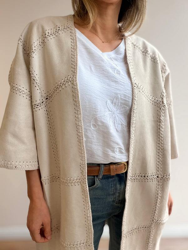 Kimono Efecto Gamuza