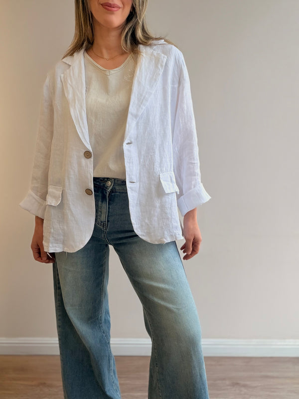 Blazer lino clásico
