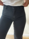 Crop jeans negro