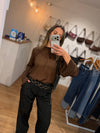 Blusa gasa chocolate