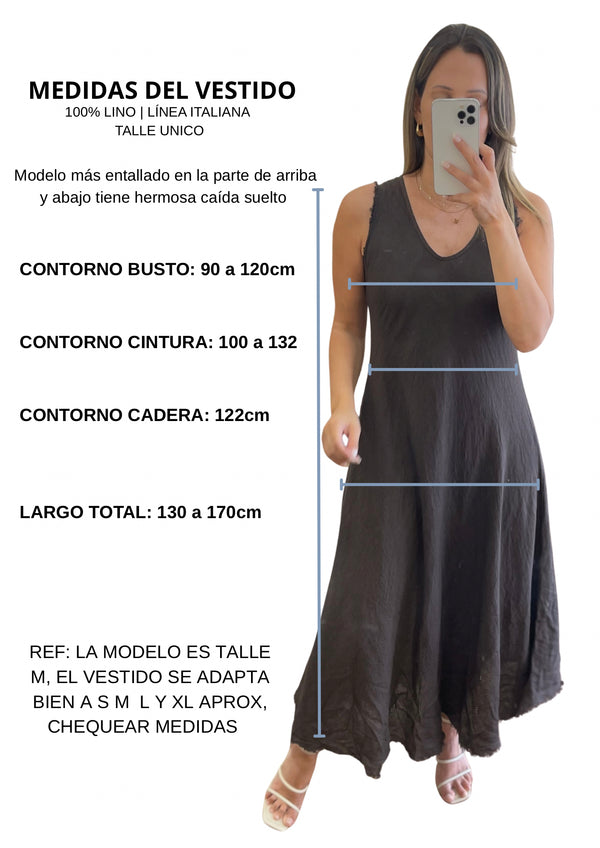 Vestido lino Verona