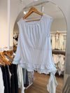 Blusa volado lateral