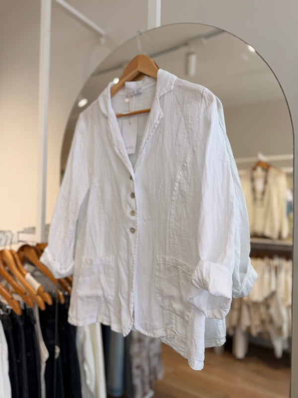 Blazer lino botones
