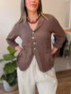 Blazer lino botones