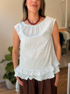 Blusa volado lateral