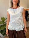 Blusa volado lateral